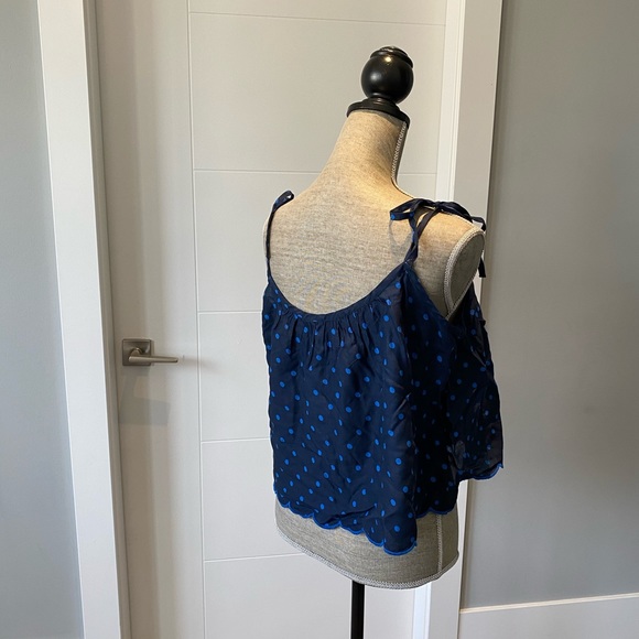 Hollister Cropped Polka Dot Tank Top - Picture 2 of 7